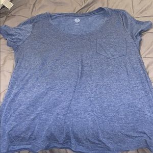 Blue pocket T-shirt